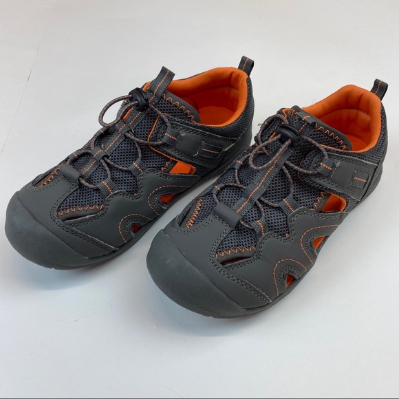 Boys Sandals Size 3 by Sonoma Gray & Orange - Picture 2 of 12